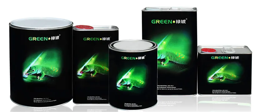 1K Basecoat Car Paint Systems with Car Paint Color Chart