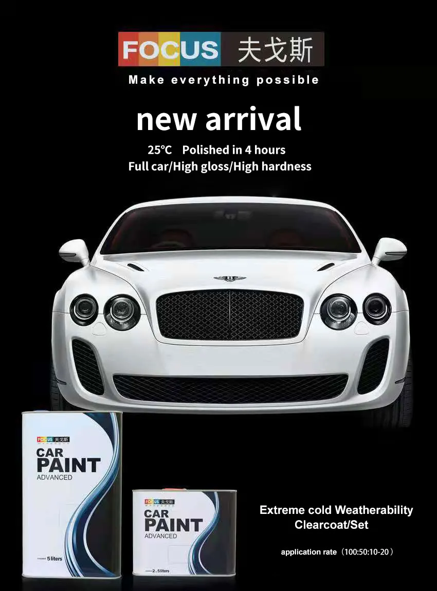Acrylic Automotive Paint High Quality Car Paint Babosen Relative Solvent- BCS Competitive Price