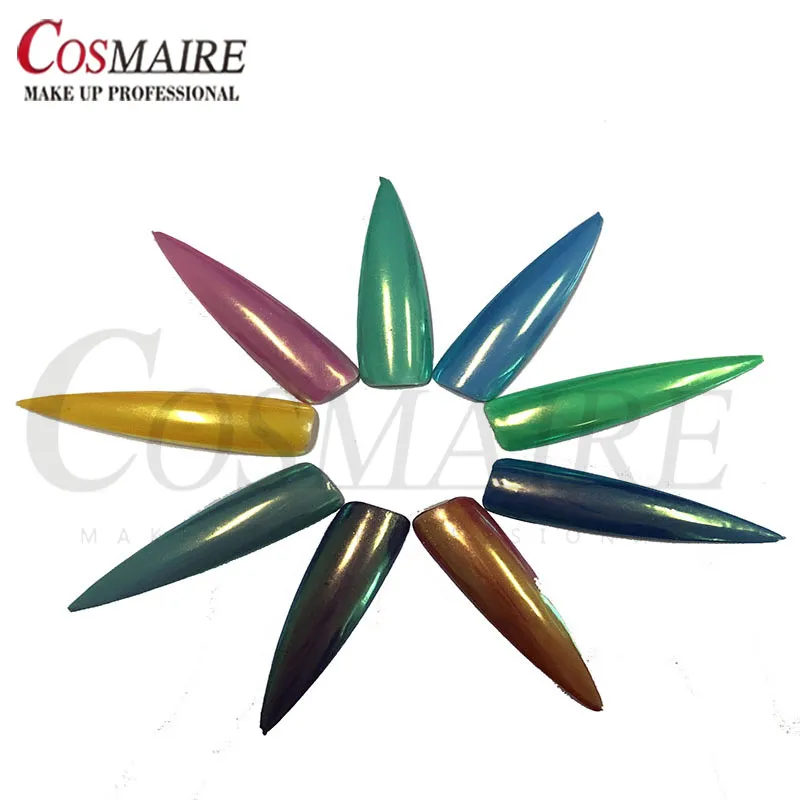 Aurora Mermaid Effect Powder Rainbow Mirror Pigment for Nail