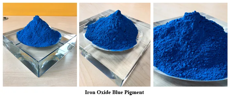 Blue Colors Colorant Pigment Fe2o3 Iron Oxide for Brick, Blocks, Cement