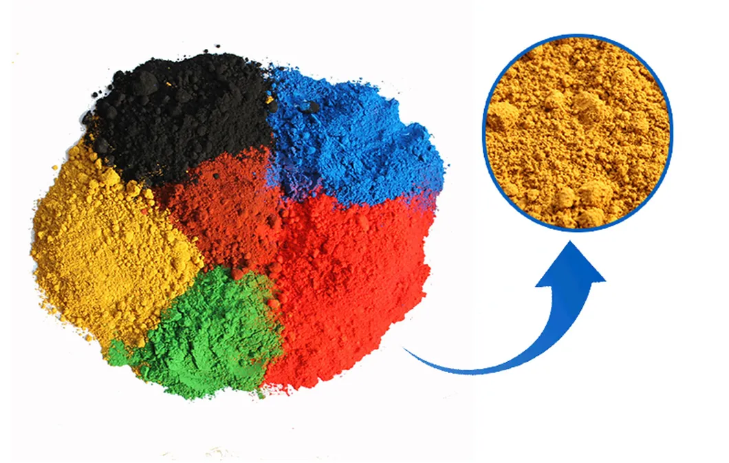 Bulk High Quality Granular Ferric Oxide Low Dust Concrete Pigments