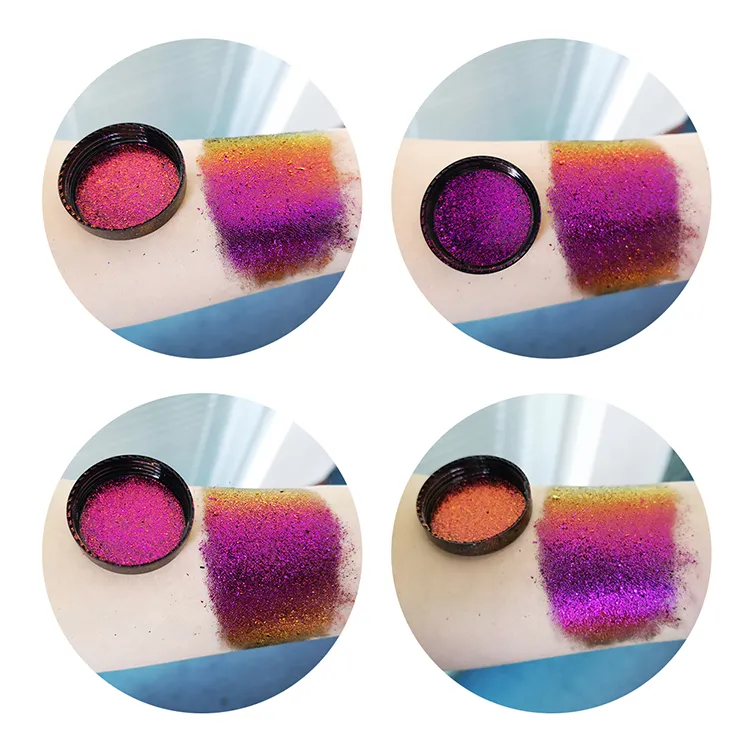 Chameleon Nail Glitter Powder Decoration Cameleon Color Change Flakes Powder