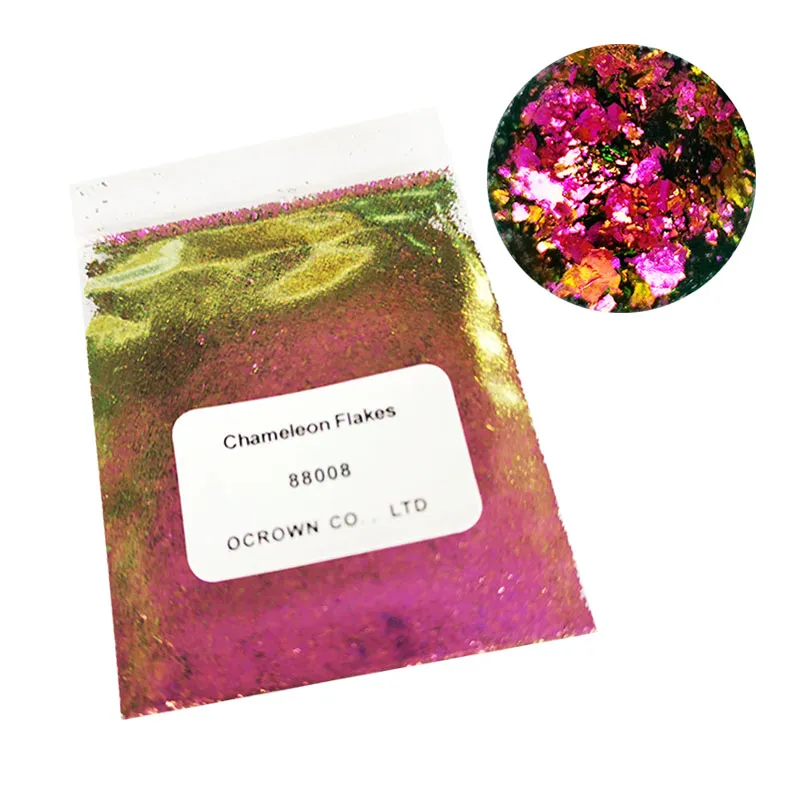 Chameleon Nail Glitter Powder Decoration Cameleon Color Change Flakes Powder