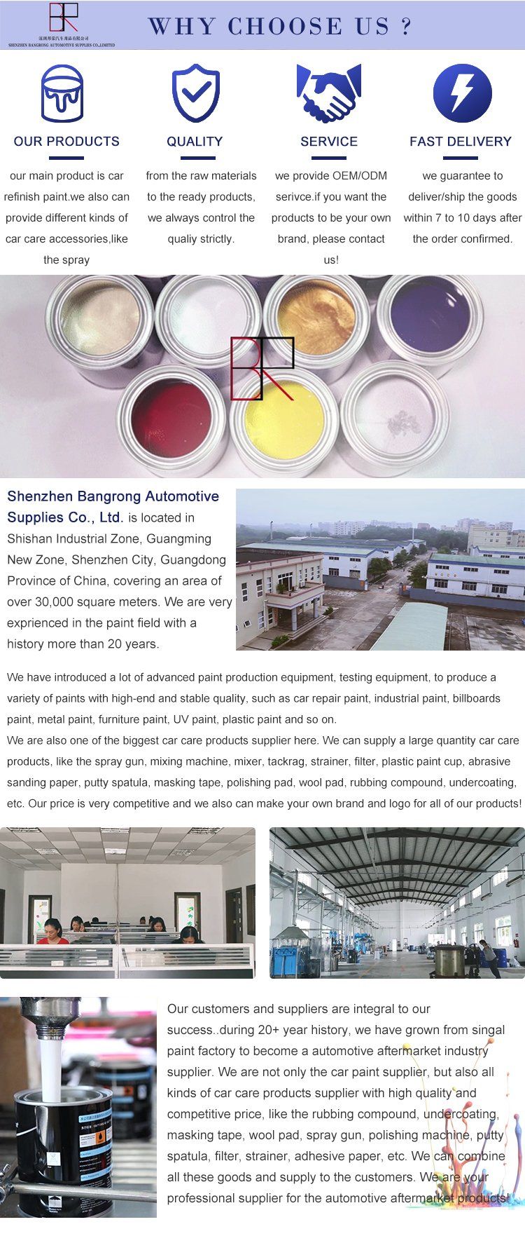 China Manufacturer Supplies High Luster Binder