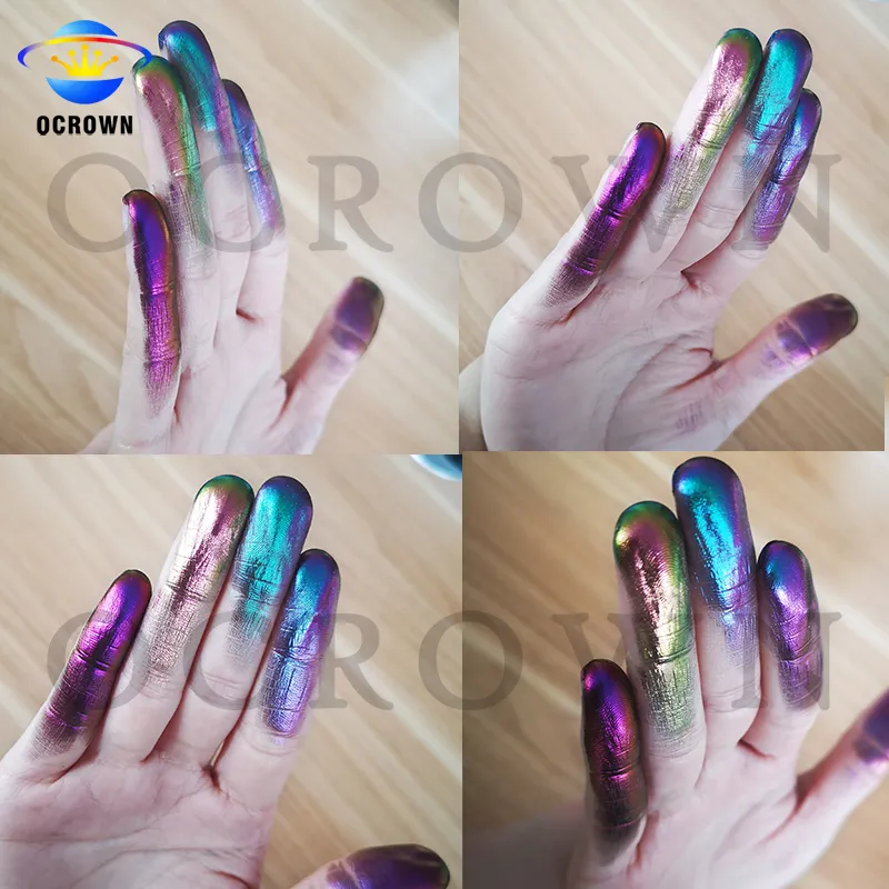 Cosmetic Chameleon Color Shift Pigment Mica Powder for Nail Gel Polish