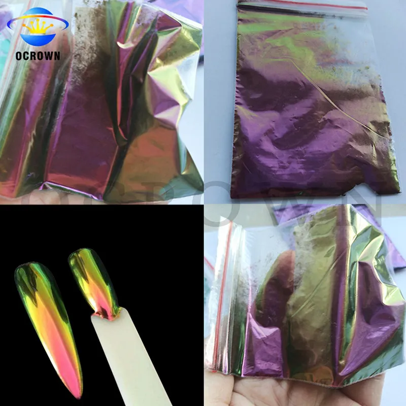 Cosmetic Chameleon Color Shift Pigment Mica Powder for Nail Gel Polish