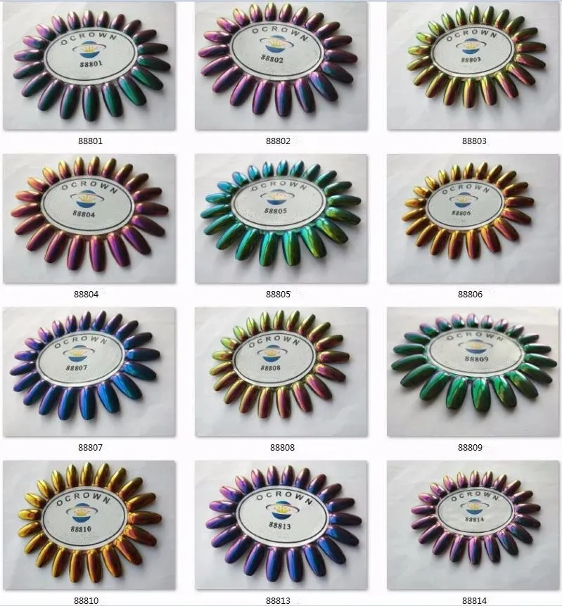 Cosmetic Chameleon Color Shift Pigment Mica Powder for Nail Gel Polish