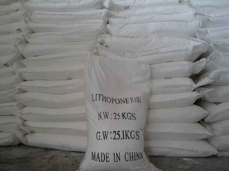 Factory Supply High Quality Lithopone B301 (ZnS: 28%) / B311 (ZnS: 30% Min) for Paint and Coating