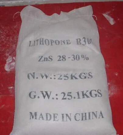 Factory Supply High Quality Lithopone B301 (ZnS: 28%) / B311 (ZnS: 30% Min) for Paint and Coating