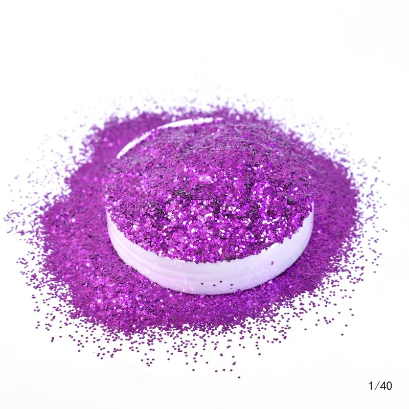 G6600 Aluminium Heat Resistant Temperature Colored Hexagonal Glitter Powder and Fablous Glitter Powder for Christmas Decoration