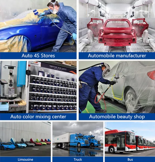 Good Color Hold out Good Leveling High Temperature Heat Resistant Double Pack 2K Primer Surfacer Acrylic Epoxy Body Filler Paint