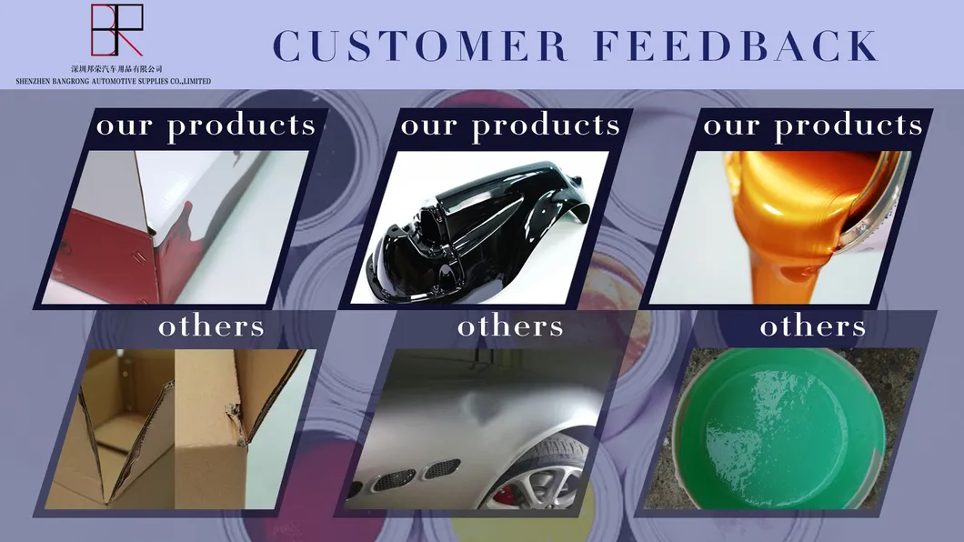 High Gloss Car Refinish Solid Color Spray Psint