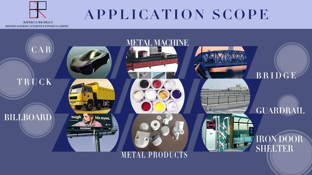 High Gloss Car Refinish Solid Color Spray Psint