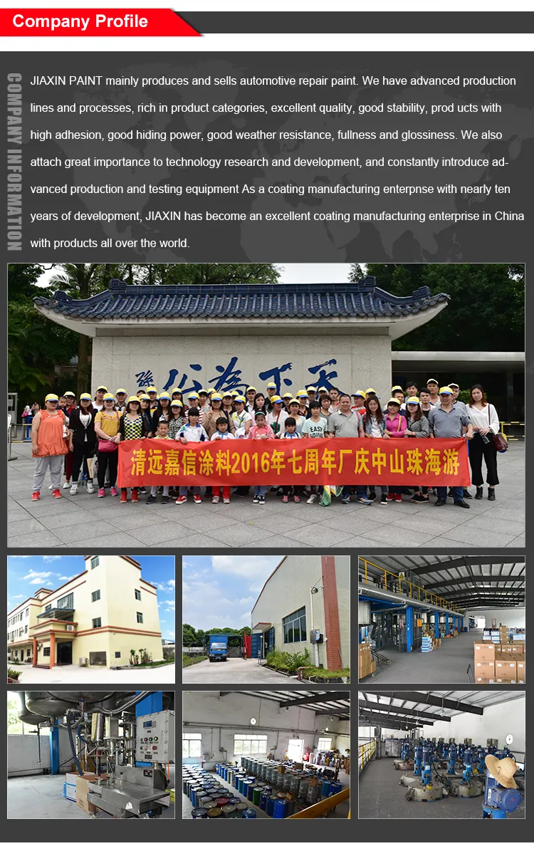 High-Performance Car Paint with Color Mixing System Metallic Color Basecoat Binder Paint Supplier