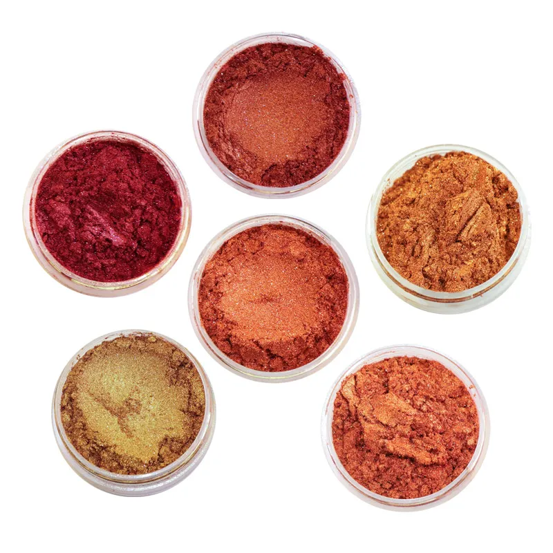 High Quality Iron Oxide Red Pearl Mica Powder Colorful Eye Lipstick Cosmetic Pigment for Eye Shadow