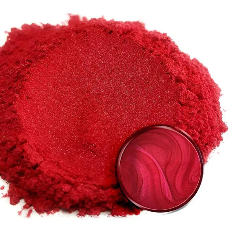 High Quality Iron Oxide Red Pearl Mica Powder for Eye Shadow