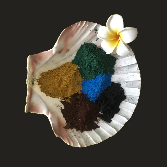 Iron Oxide in Green Pigment for Painting and Construction