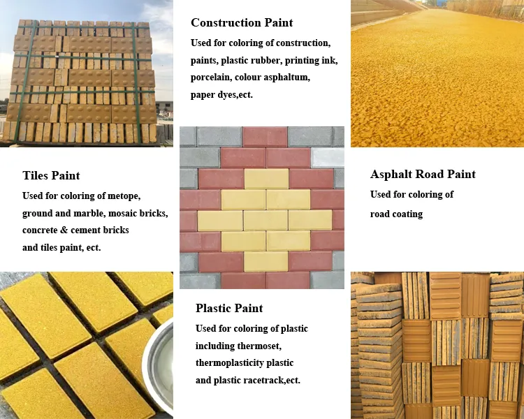 Iron Oxide Orange Powder Color Pigment for Plastic, Ink