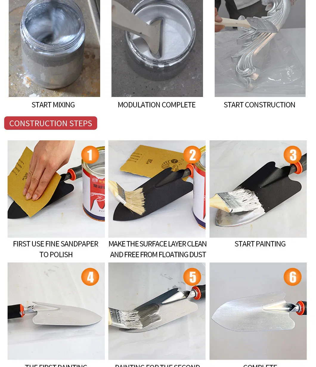 Metallic Leafing Aluminum Paste for Roof Coatings and Car Paint