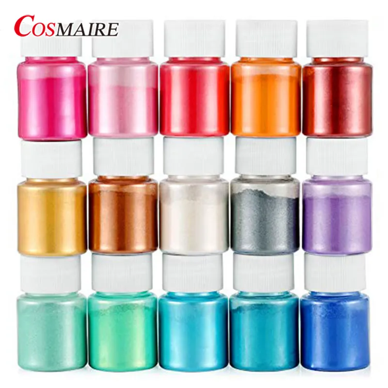 Mica Pearl Powder for Automotive Paint, Epoxy Resin, Soap Dye, Bath Bomb Colorant, Craft Slime, Pigments Powder, Titanium Dioxide Paint Dyestuff