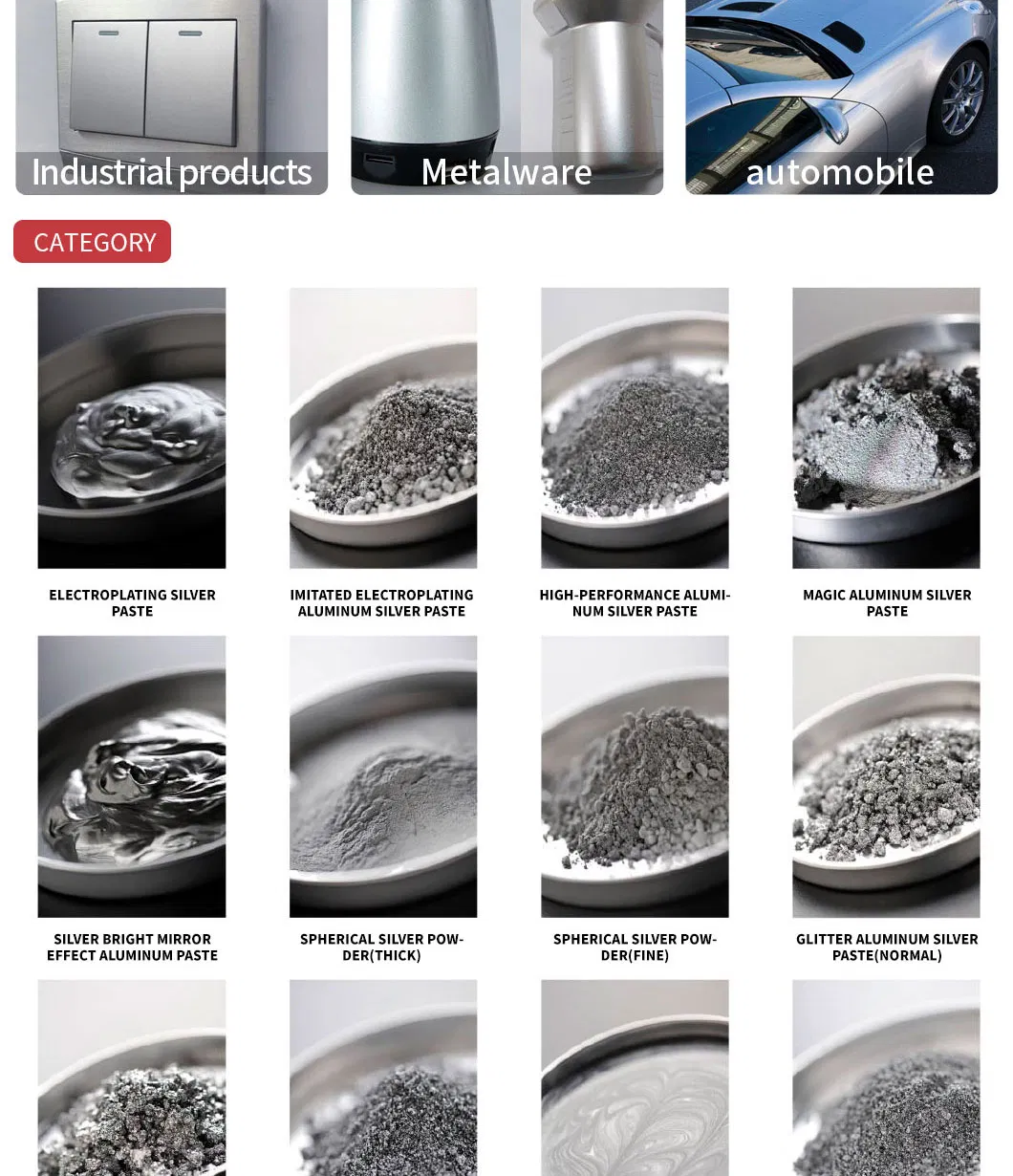 Model Leafing Aluminum Pigment Aluminum Silver Paste Metallic