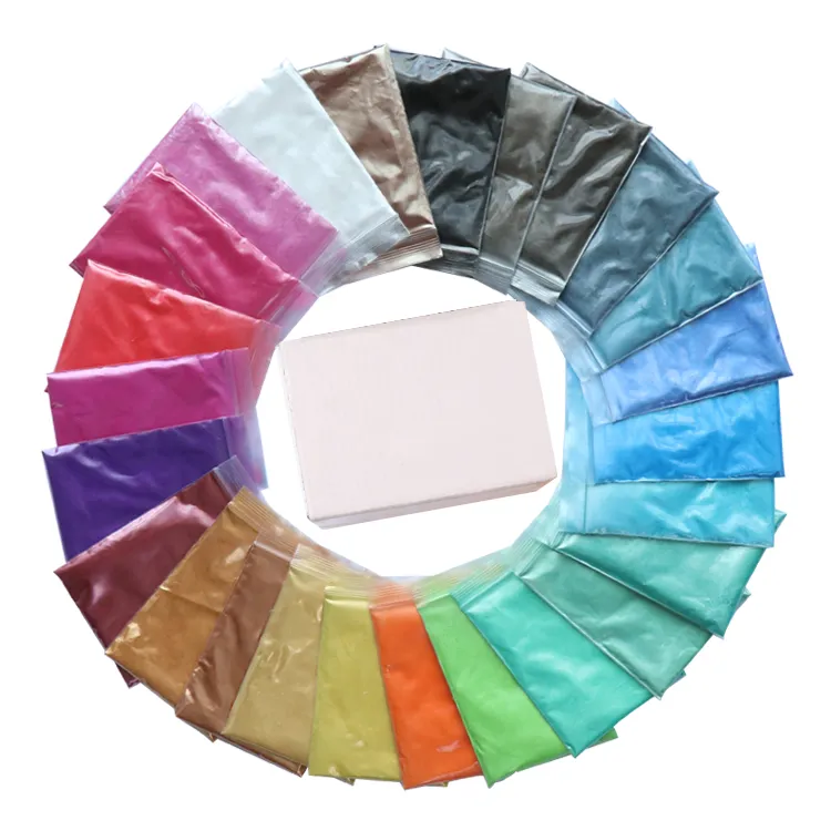 Natural Mica Powder Color Pigment for Epoxy Resin Acrylic Paint Slime Soap and Custom Cups