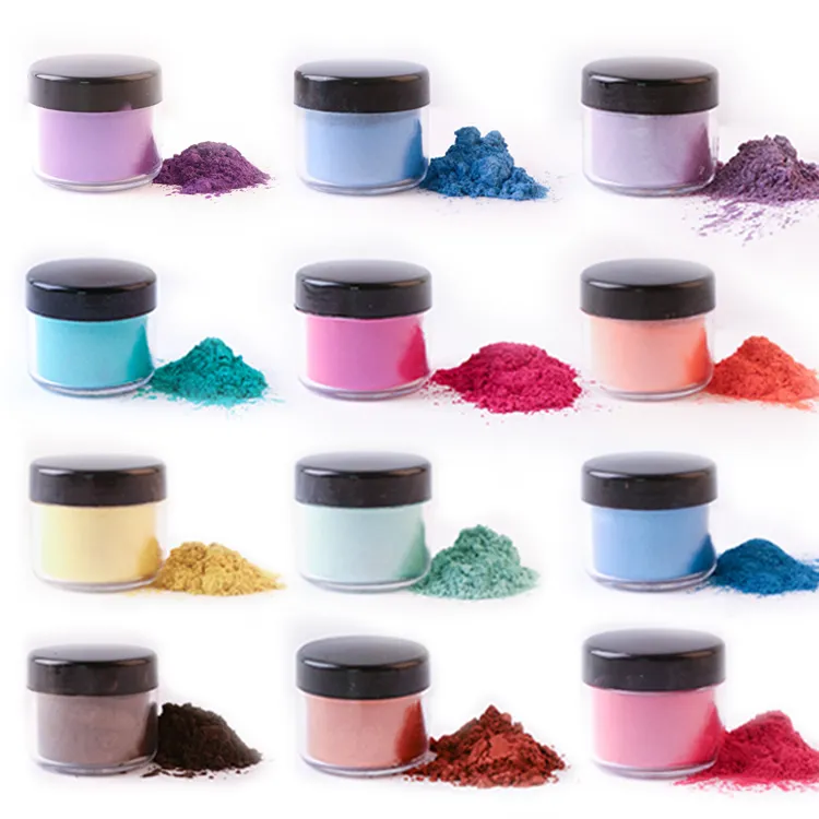 Natural Mica Powder Color Pigment for Epoxy Resin Acrylic Paint Slime Soap and Custom Cups