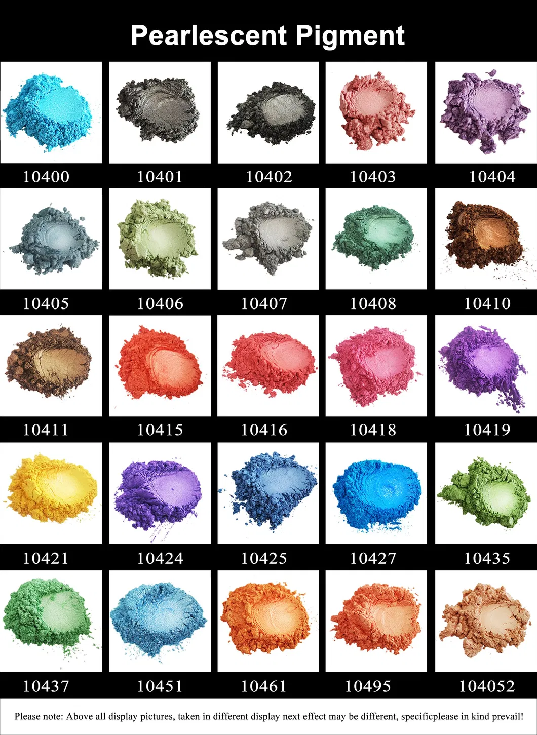 Ocrown Resin Art Metallic Epoxy Pigment Powder for Floor Coating