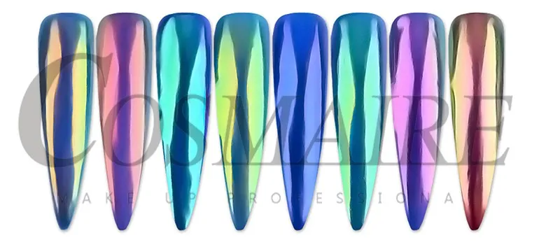 Popular Nails Powder Custom Brand Aurora Pigment Powder