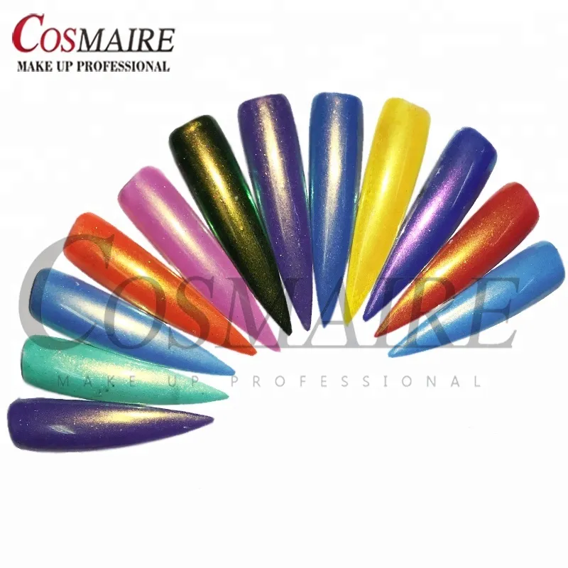 Popular Nails Powder Custom Brand Aurora Pigment Powder