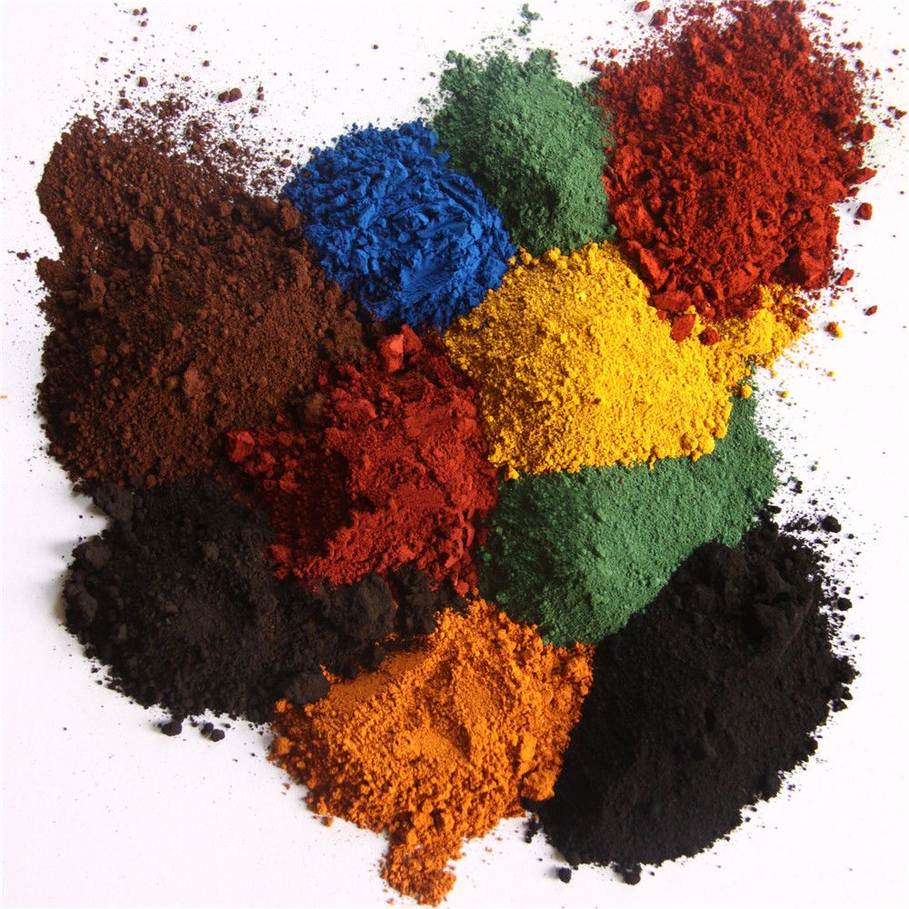 Red/Black/Green/Yellow/Blue Powder Iron Oxide Pigment