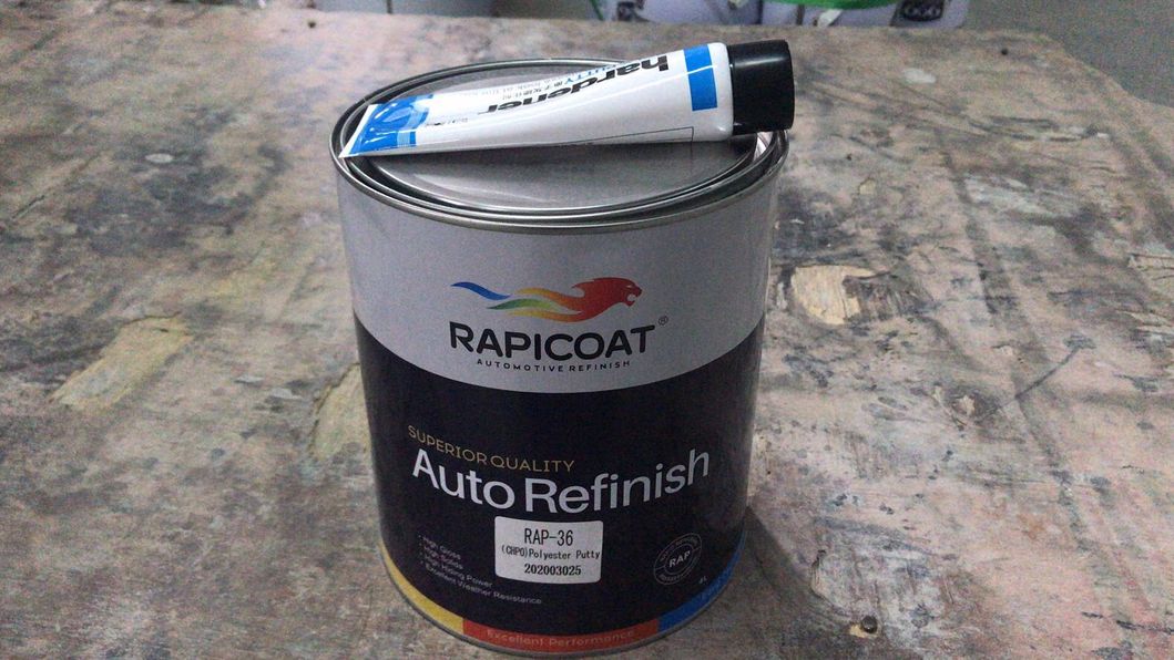 Salt Spray Resistance Refinish 4kg Round Tin Package Polyester Putty (CHPO) Automotive Paint Filler for Cars