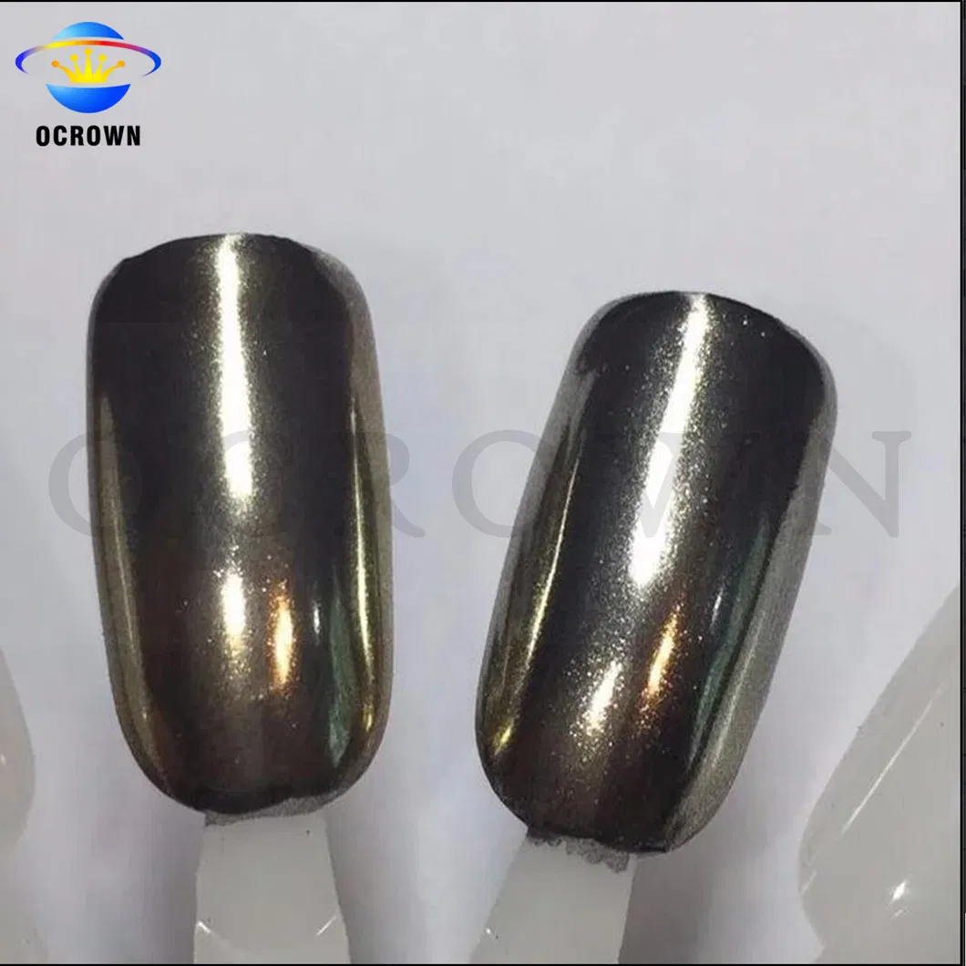 Silver Gold Nail Polish Mirror Chrome Pigment for Gel Polish