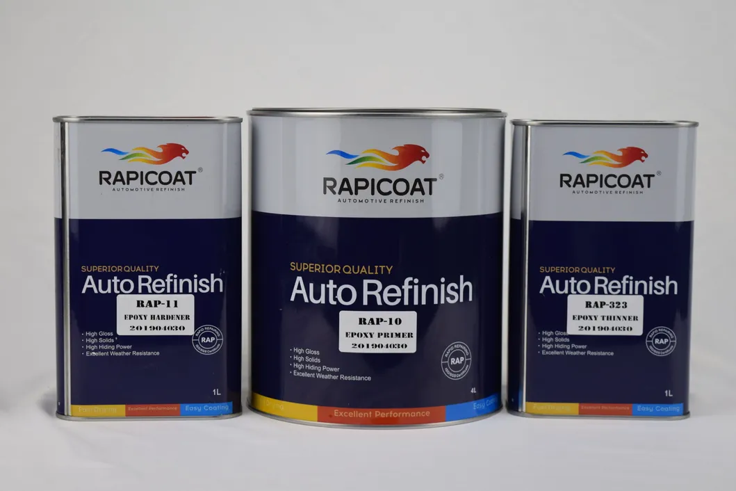 Two-Pack Epoxy Texture Paint High Solid Car Body Filler Epoxy Steel 2K Primer Surfacer Magnetic Putty